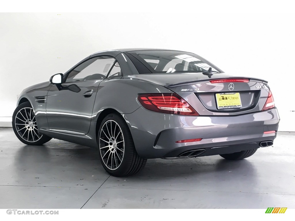 2019 SLC 43 AMG Roadster - Selenite Gray Metallic / Saddle Brown photo #2