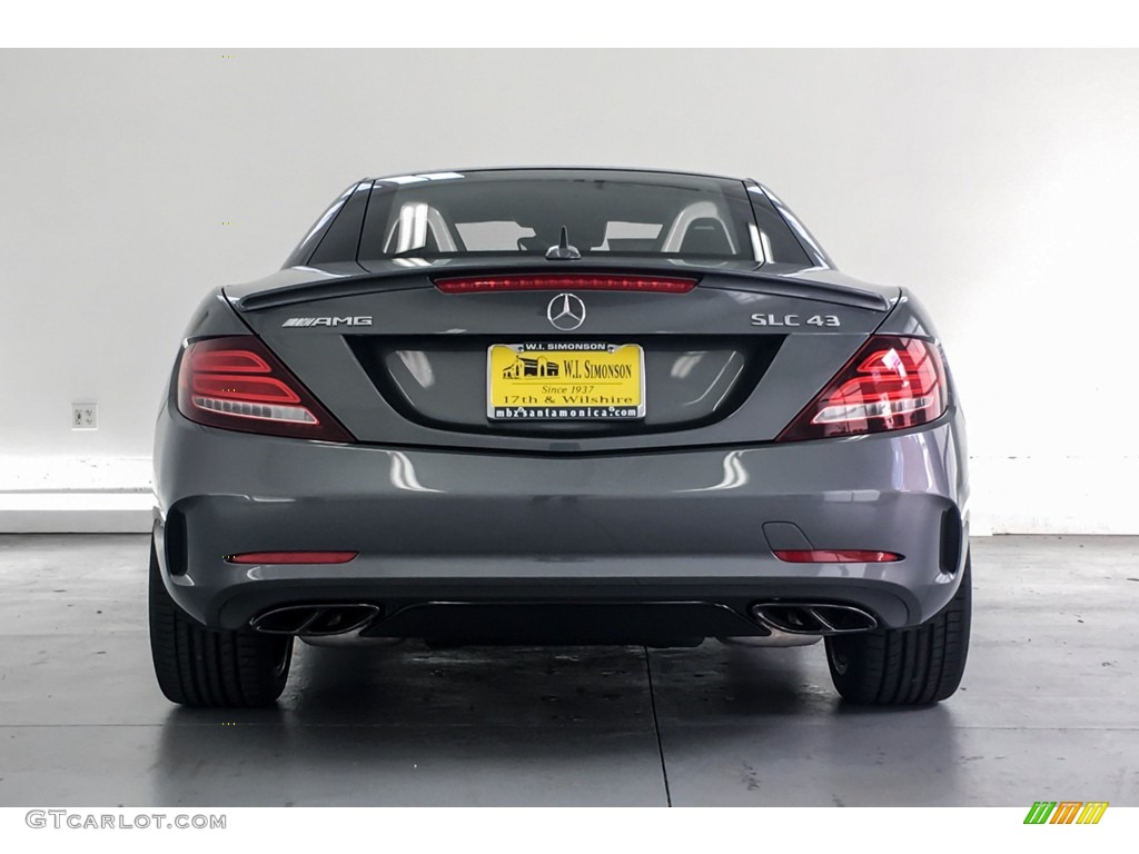 2019 SLC 43 AMG Roadster - Selenite Gray Metallic / Saddle Brown photo #3