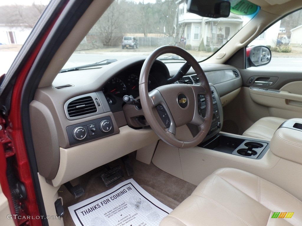 2013 Suburban LT 4x4 - Crystal Red Tintcoat / Light Cashmere/Dark Cashmere photo #22