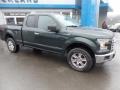 2015 Green Gem Metallic Ford F150 XLT SuperCab 4x4  photo #1