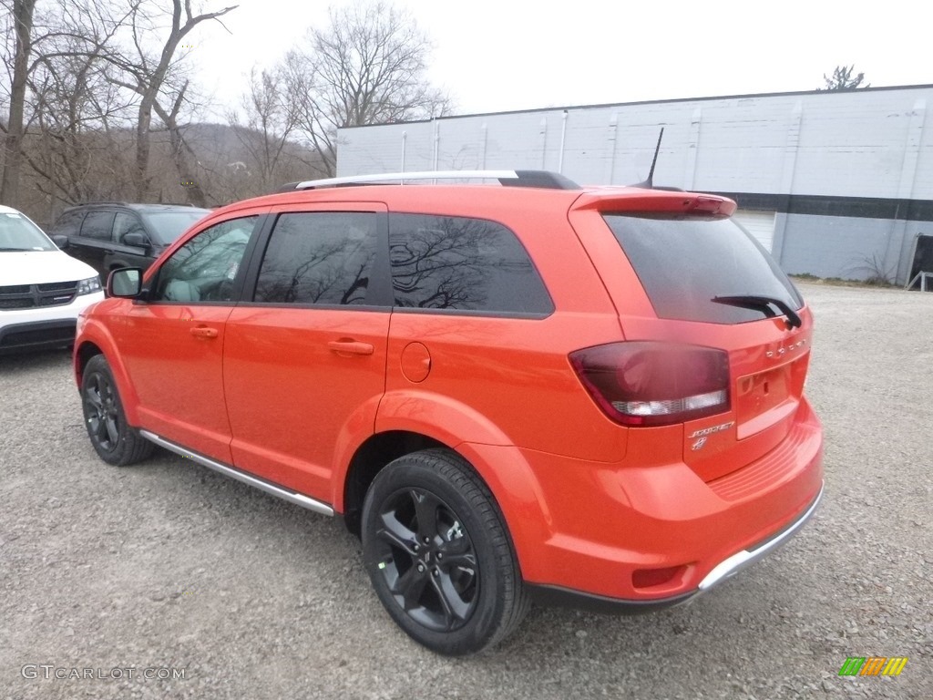 2019 Journey Crossroad AWD - Blood Orange / Black photo #3