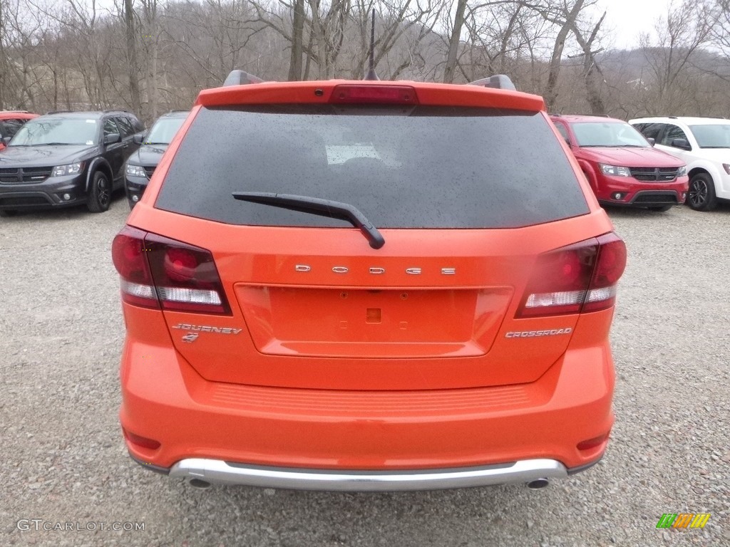 2019 Journey Crossroad AWD - Blood Orange / Black photo #4