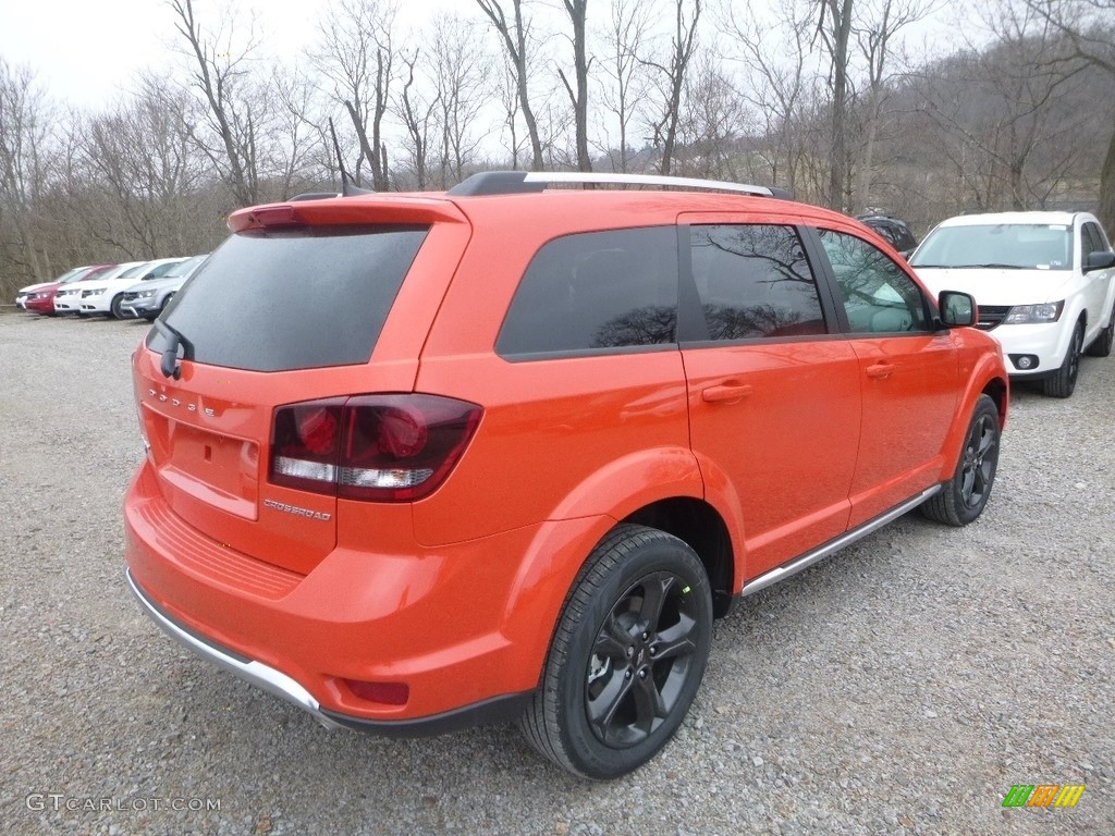 2019 Journey Crossroad AWD - Blood Orange / Black photo #5