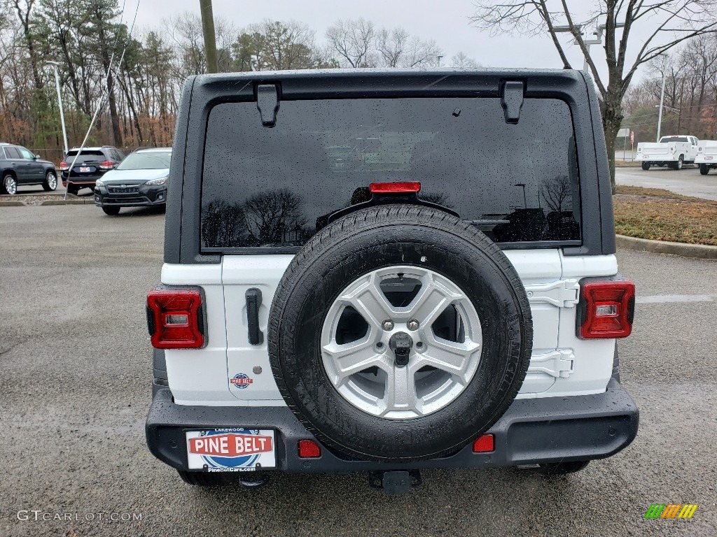 2019 Wrangler Unlimited Sport 4x4 - Bright White / Black photo #5