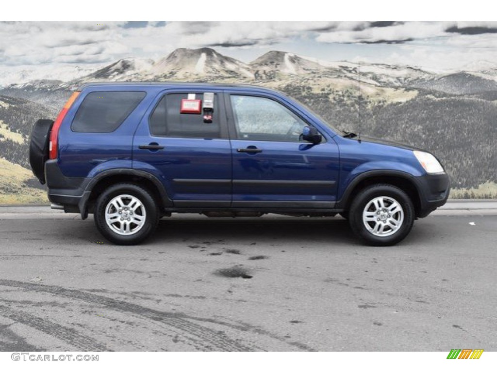 2003 CR-V EX 4WD - Eternal Blue Pearl / Black photo #2