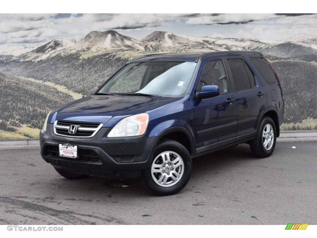 2003 CR-V EX 4WD - Eternal Blue Pearl / Black photo #5