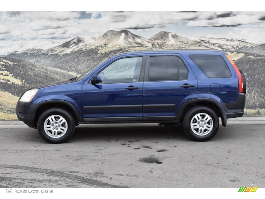2003 CR-V EX 4WD - Eternal Blue Pearl / Black photo #6
