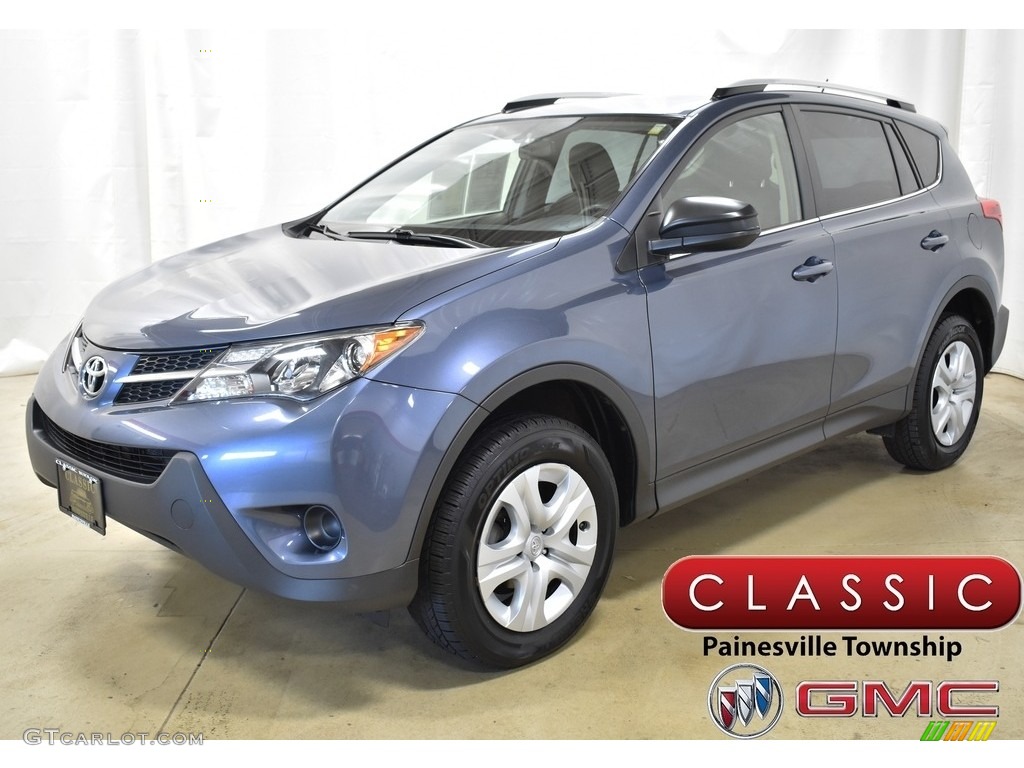 2013 RAV4 LE - Shoreline Blue Pearl / Black photo #1