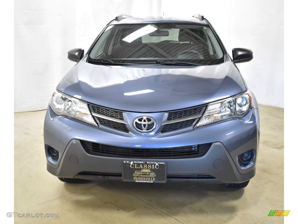 2013 RAV4 LE - Shoreline Blue Pearl / Black photo #4