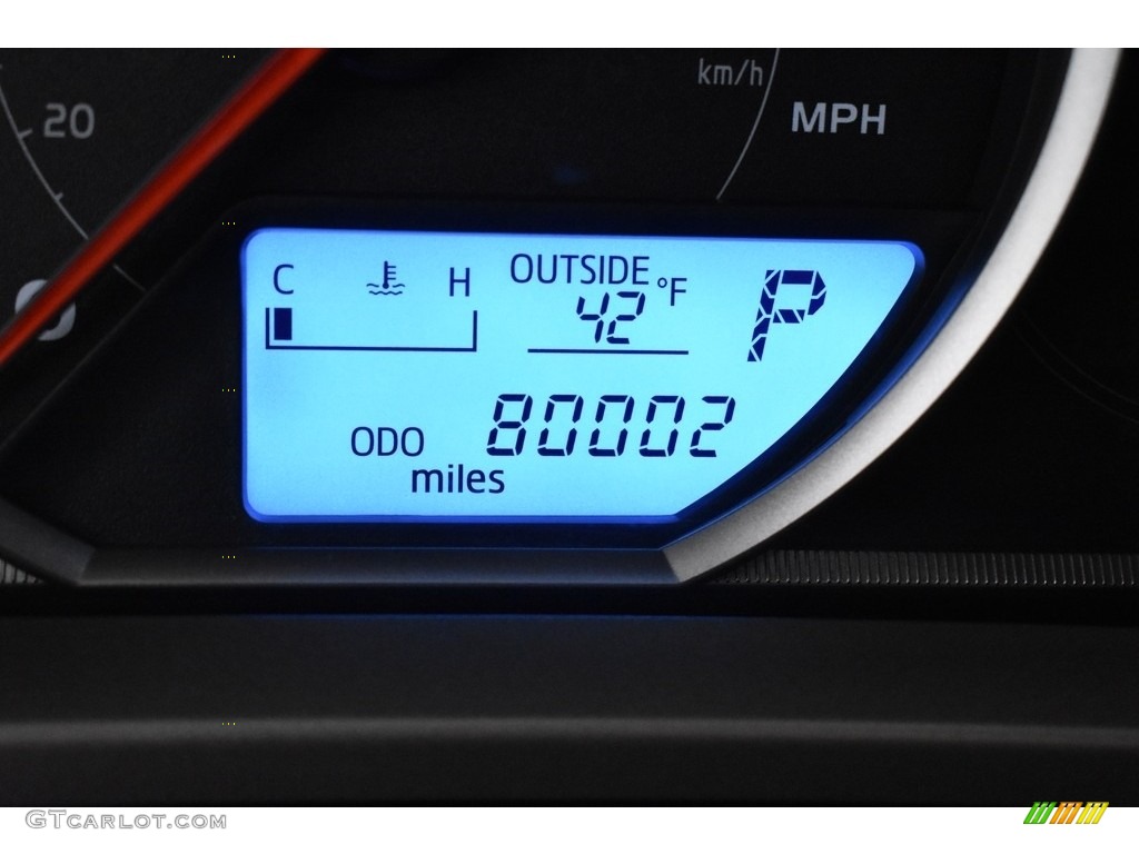 2013 RAV4 LE - Shoreline Blue Pearl / Black photo #15