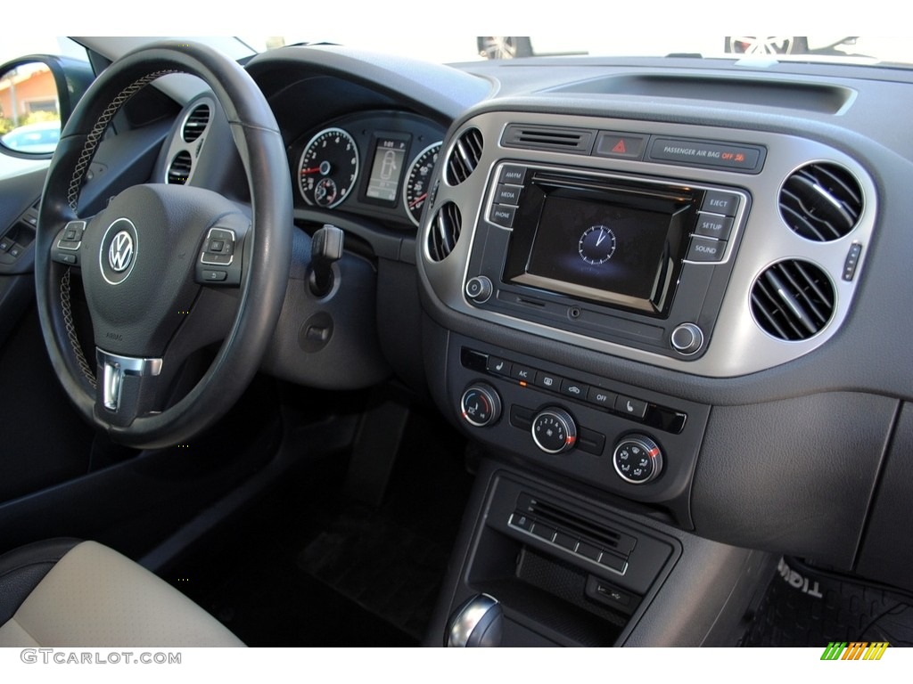 2016 Tiguan S - Panther Gray Metallic / Beige/Black photo #19