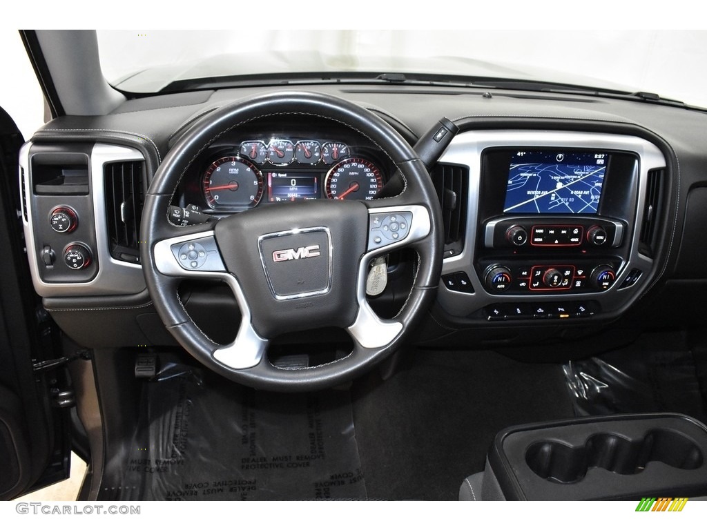 2015 Sierra 1500 SLE Double Cab 4x4 - Bronze Alloy Metallic / Jet Black photo #12