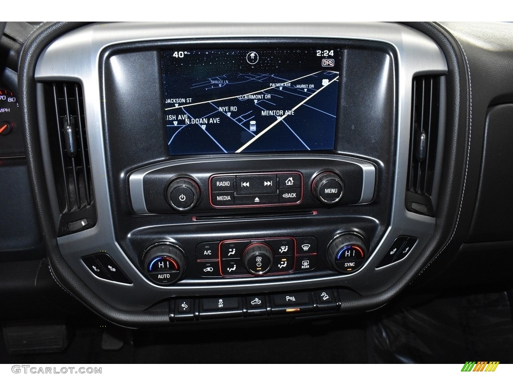 2015 Sierra 1500 SLE Double Cab 4x4 - Bronze Alloy Metallic / Jet Black photo #13