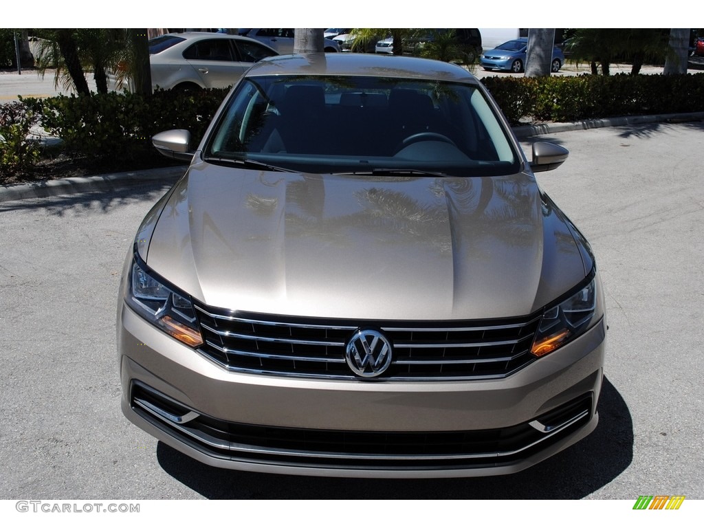 2016 Passat S Sedan - Titanium Beige / Titan Black photo #3