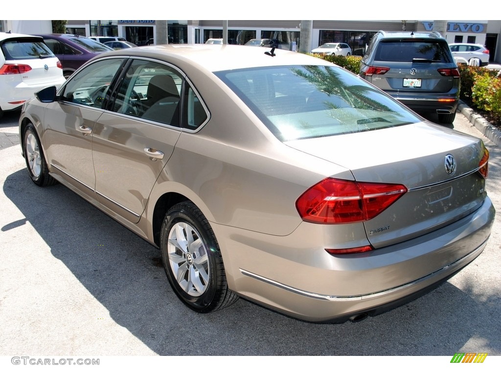 2016 Passat S Sedan - Titanium Beige / Titan Black photo #6