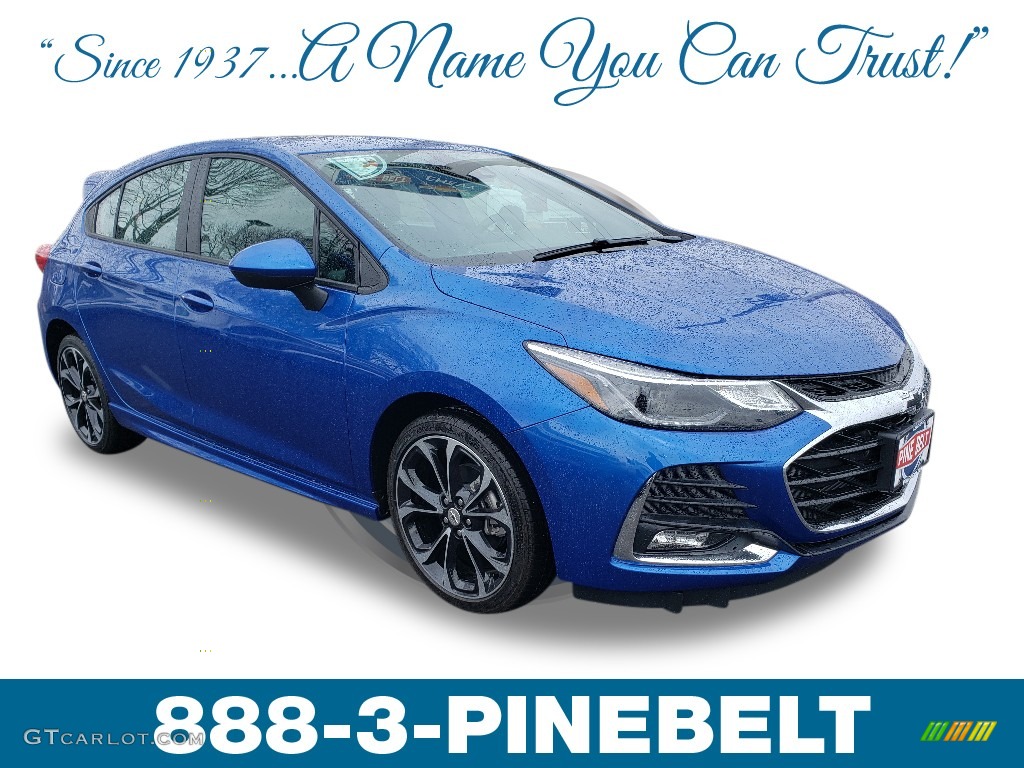 2019 Cruze Premier Hatchback - Kinetic Blue Metallic / Black photo #1