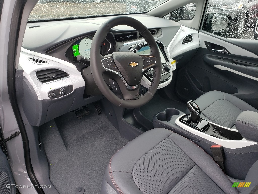 Dark Galvanized Gray Interior 2019 Chevrolet Bolt EV Premier Photo #132500232
