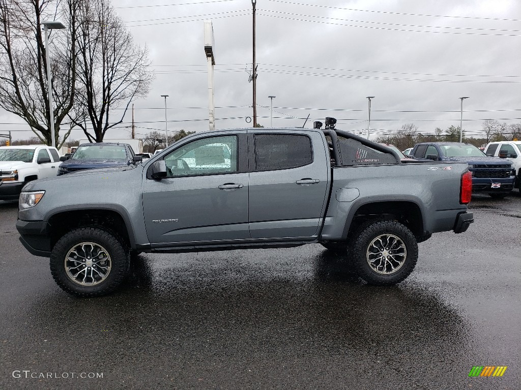 Satin Steel Metallic 2019 Chevrolet Colorado ZR2 Crew Cab 4x4 Exterior Photo #132501108