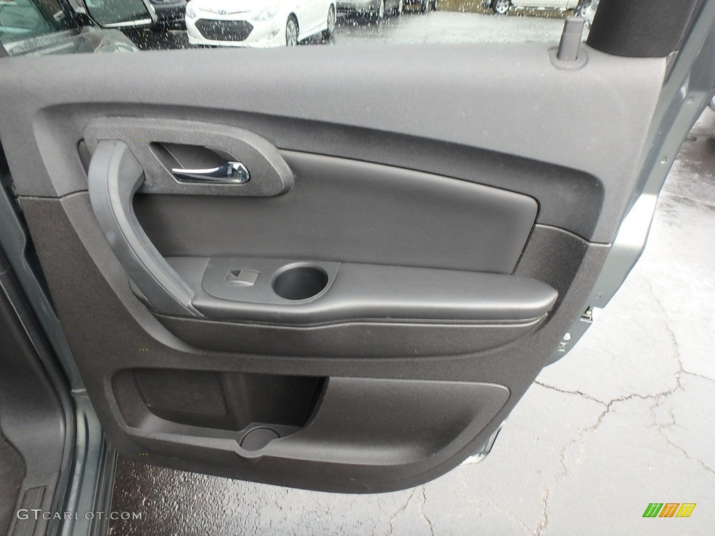 2011 Traverse LT AWD - Steel Green Metallic / Ebony/Ebony photo #8