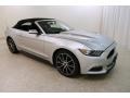 2016 Ingot Silver Metallic Ford Mustang EcoBoost Premium Convertible  photo #2