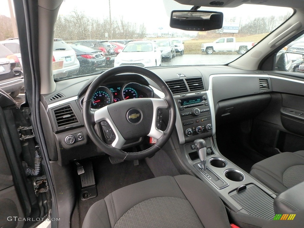 2011 Traverse LT AWD - Steel Green Metallic / Ebony/Ebony photo #18