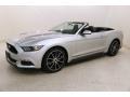 2016 Ingot Silver Metallic Ford Mustang EcoBoost Premium Convertible  photo #4