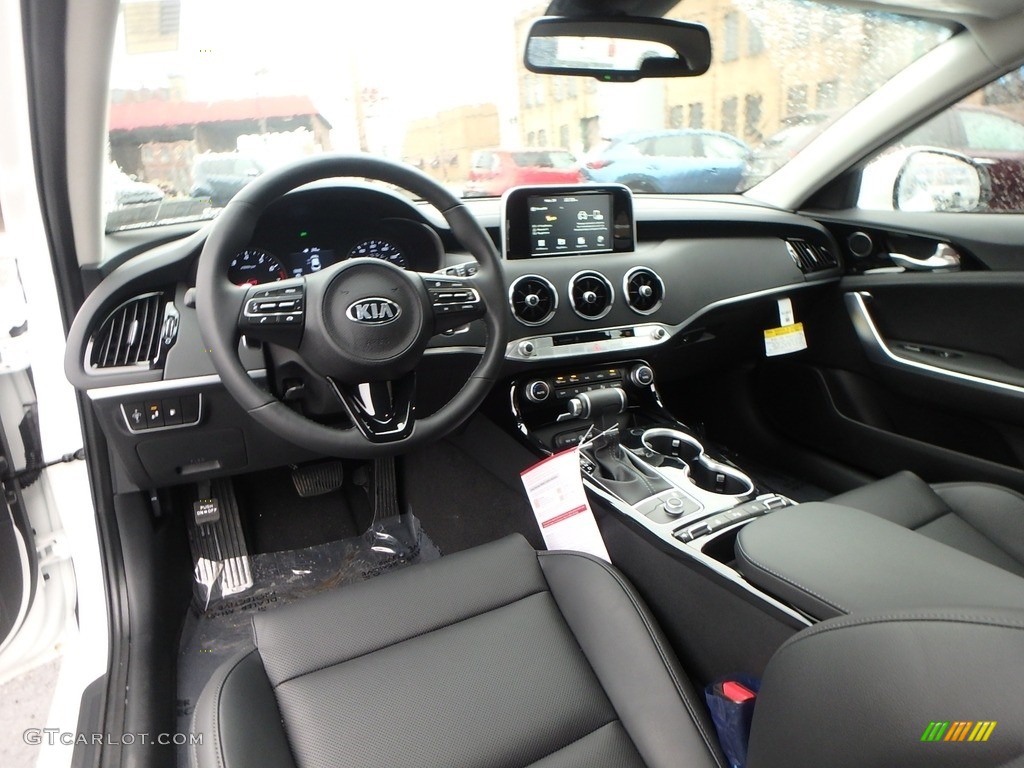 Black Interior 2019 Kia Stinger 2.0L AWD Photo #132503730