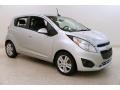 2014 Silver Ice Chevrolet Spark LS #132493661