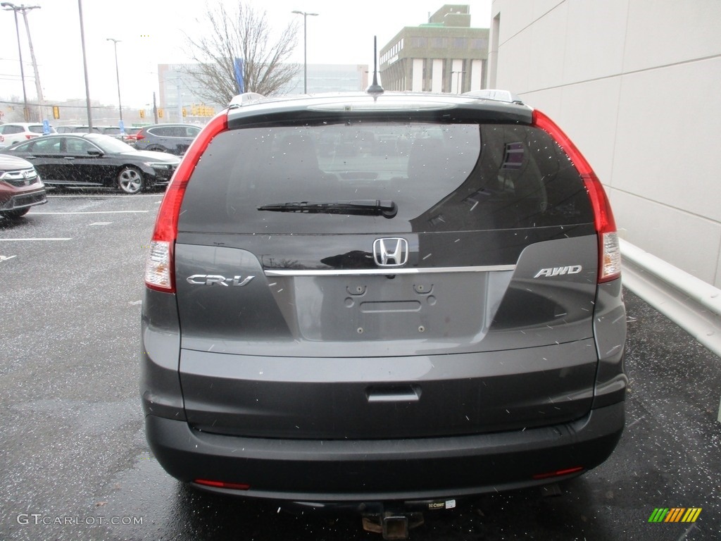 2012 CR-V EX-L 4WD - Polished Metal Metallic / Gray photo #4