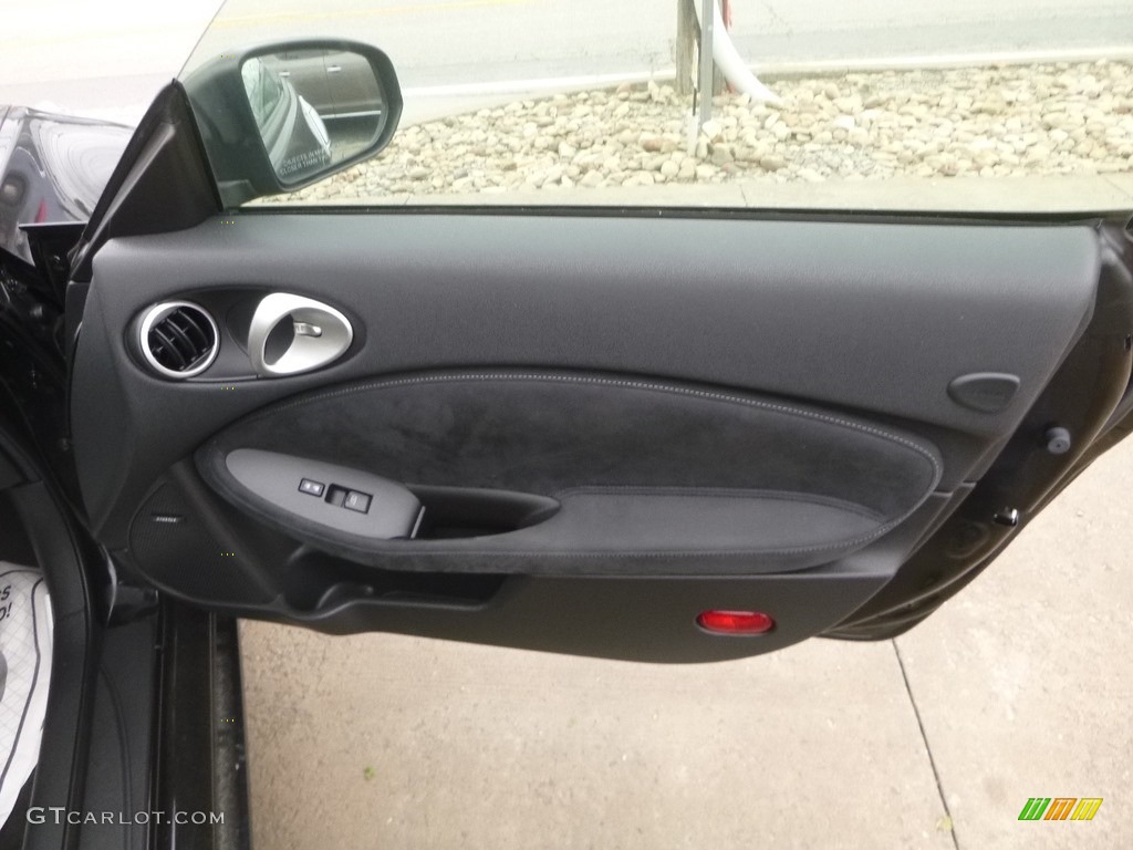 2016 Nissan 370Z Touring Roadster Black Door Panel Photo #132506583
