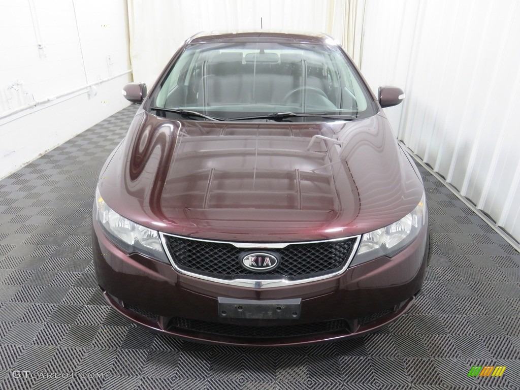 2010 Forte EX - Spicy Red / Coffee photo #6