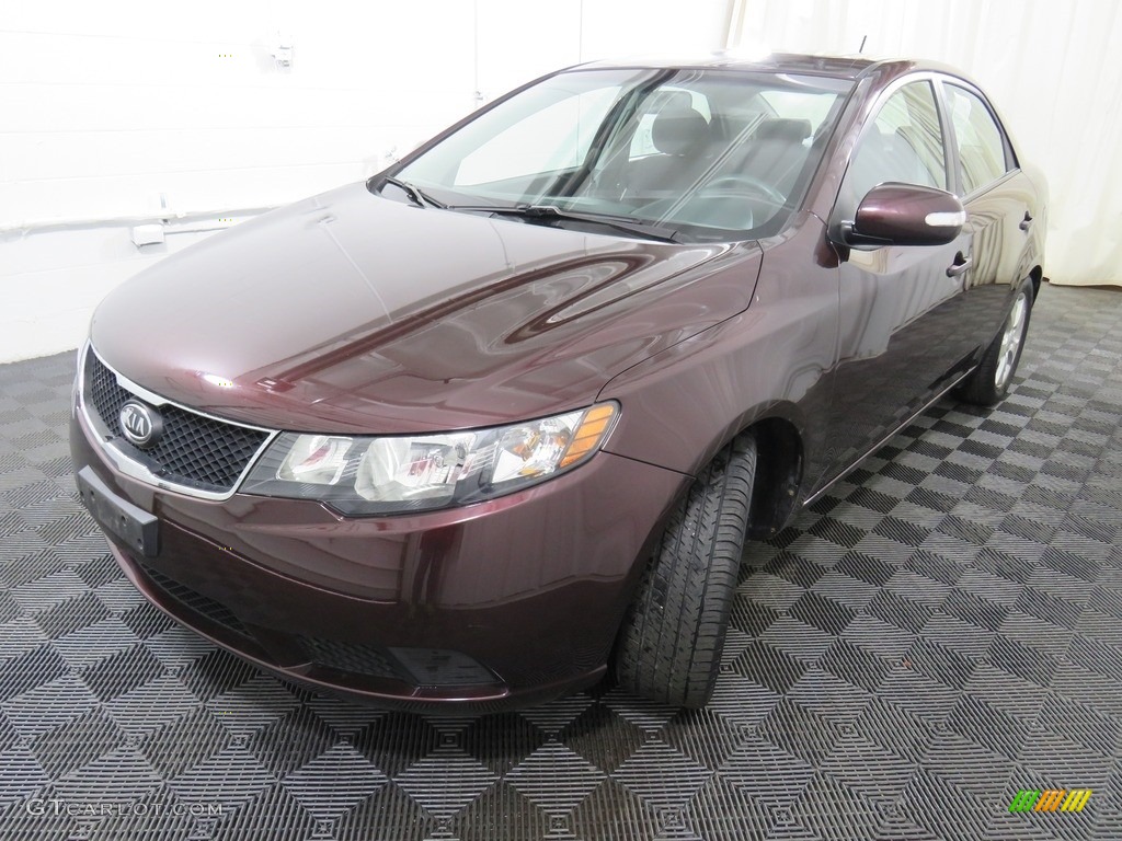 2010 Forte EX - Spicy Red / Coffee photo #9