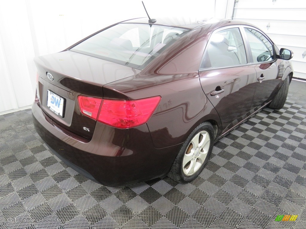2010 Forte EX - Spicy Red / Coffee photo #16