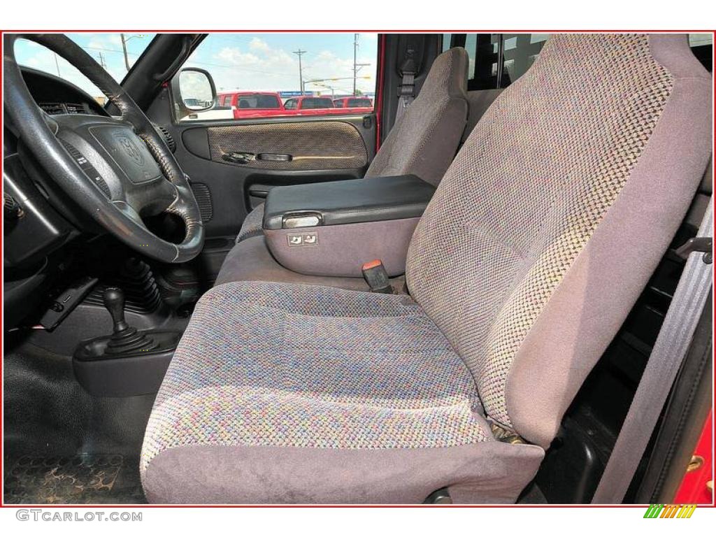 1997 Ram 2500 Laramie Regular Cab 4x4 - Flame Red / Gray photo #13