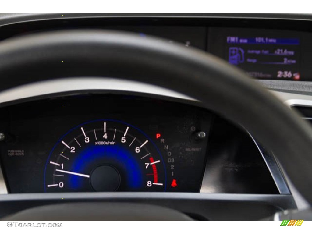 2012 Civic EX Coupe - Rallye Red / Gray photo #23