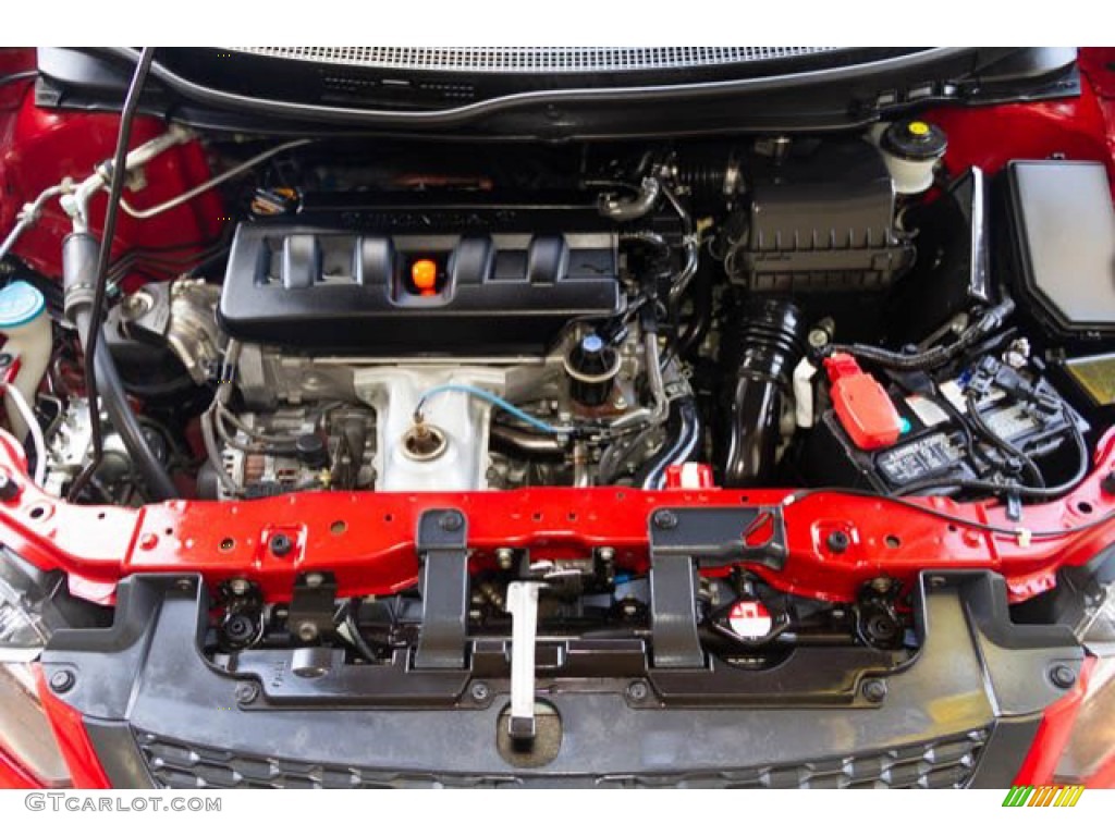 2012 Civic EX Coupe - Rallye Red / Gray photo #27