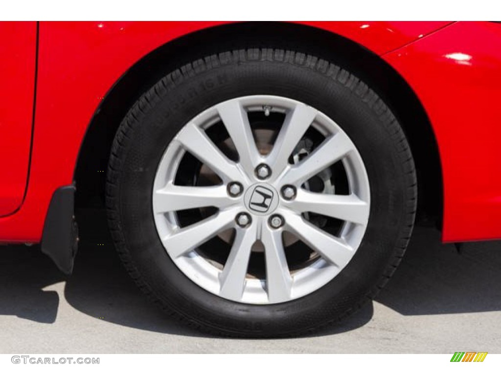 2012 Civic EX Coupe - Rallye Red / Gray photo #29