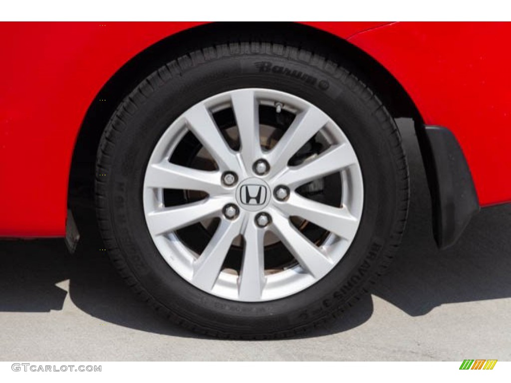 2012 Civic EX Coupe - Rallye Red / Gray photo #30