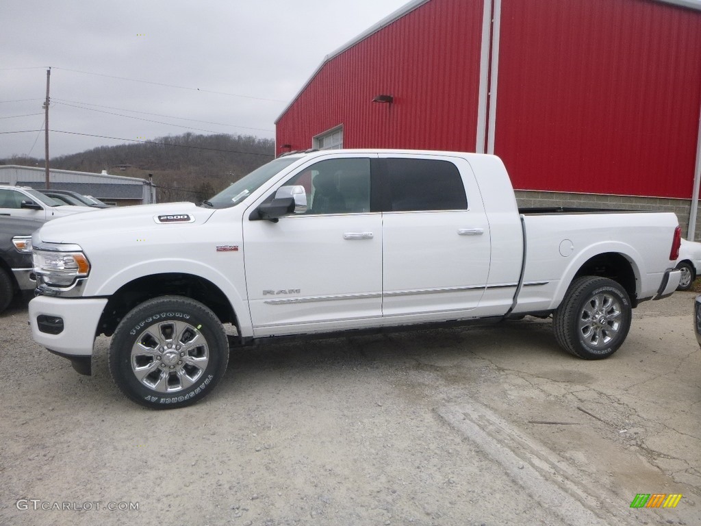 Bright White 2019 Ram 2500 Limited Mega Cab 4x4 Exterior Photo #132511899
