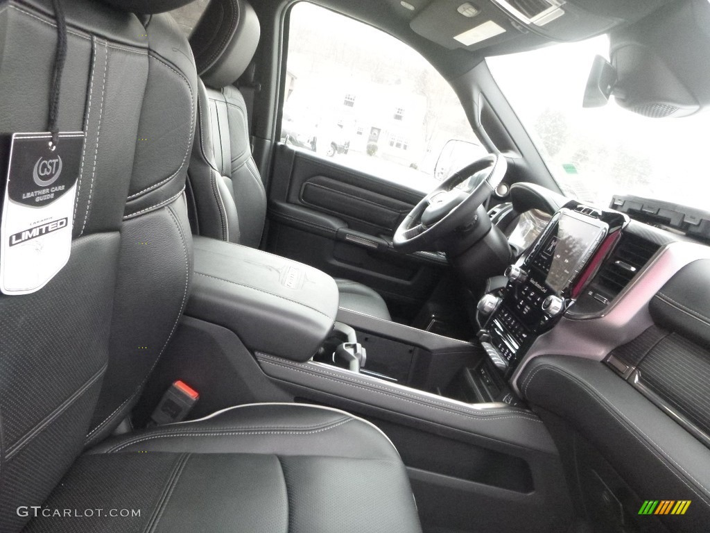 Black Interior 2019 Ram 2500 Limited Mega Cab 4x4 Photo #132511944