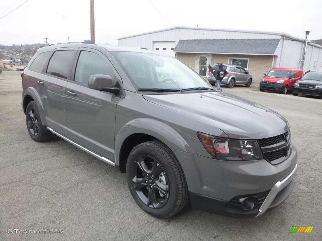 Destroyer Gray 2019 Dodge Journey Crossroad AWD Exterior Photo #132512622