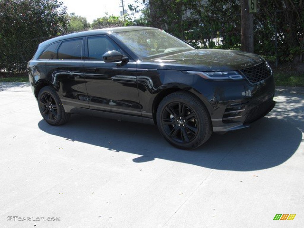 2019 Range Rover Velar R-Dynamic SE - Santorini Black Metallic / Ebony photo #1