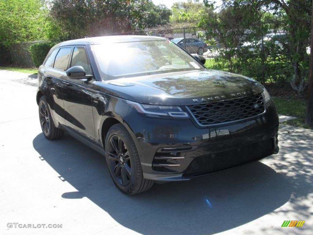 2019 Range Rover Velar R-Dynamic SE - Santorini Black Metallic / Ebony photo #2