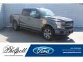 2019 Abyss Gray Ford F150 Lariat Sport SuperCrew 4x4  photo #1