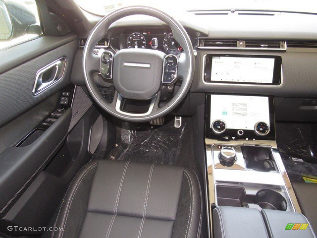 2019 Range Rover Velar R-Dynamic SE - Santorini Black Metallic / Ebony photo #14