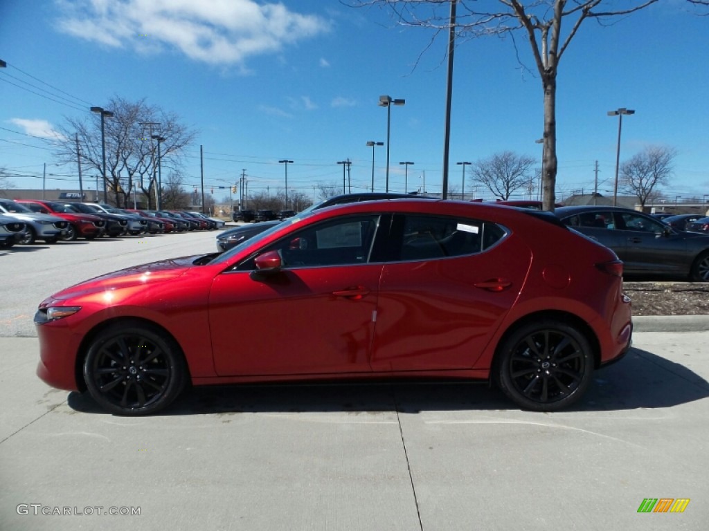Soul Red Crystal Metallic 2019 Mazda MAZDA3 Hatchback Premium AWD Exterior Photo #132517626