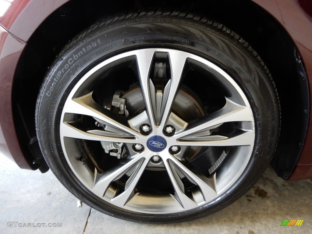 2017 Fusion Titanium AWD - Burgundy Velvet / Ebony photo #13