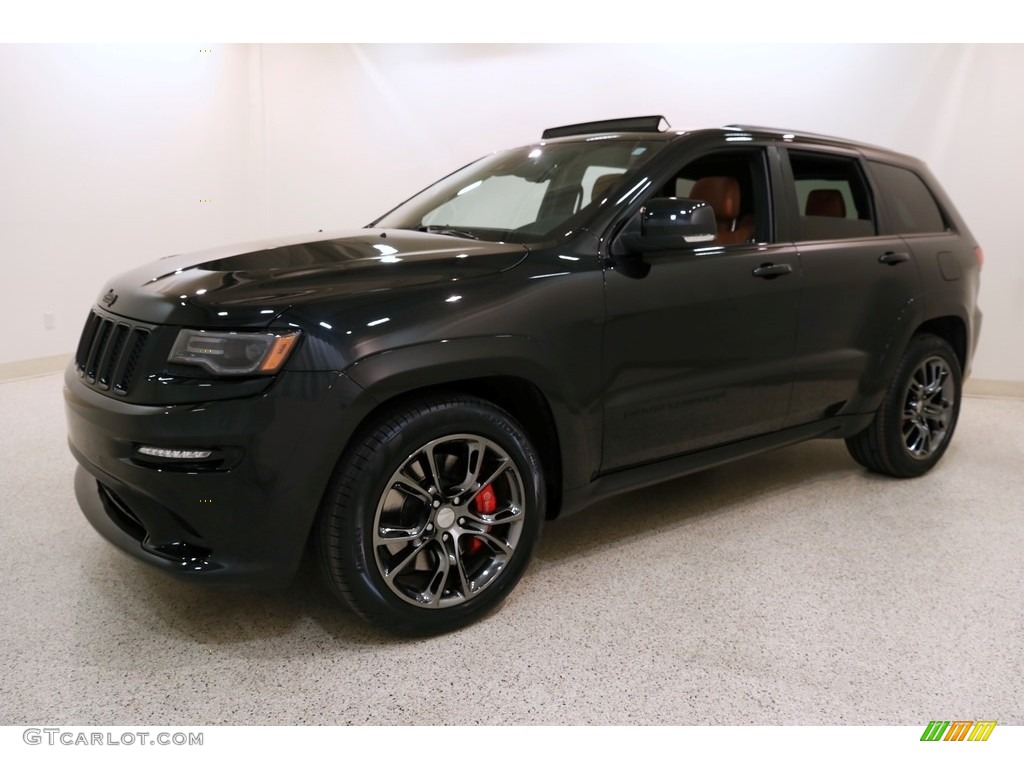 Brilliant Black Crystal Pearl 2016 Jeep Grand Cherokee SRT 4x4 Exterior Photo #132523546