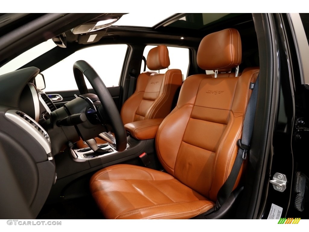 SRT Premium Laguna Black/Sepia Interior 2016 Jeep Grand Cherokee SRT 4x4 Photo #132523582