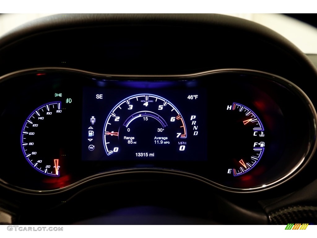 2016 Jeep Grand Cherokee SRT 4x4 Gauges Photo #132523621